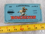 50 Rounds of Winchester 44-40 Ammo 225 Grain Cast Lead Bullet