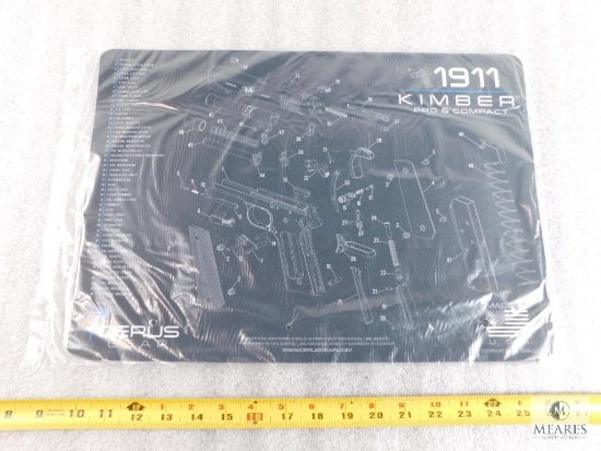 New Cerus Gear Kimber 1911 Schematic Gun Mat Dark Gray