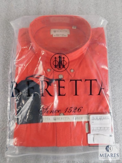 New Beretta men's TM Shooting Shirt L/S Size XL X-Large Light Red