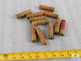 11 Vintage 20 Gauge Cardboard Case Shotgun Shells