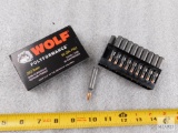 20 Rounds Wolf .223 REM Ammo 55 Grain FMJ