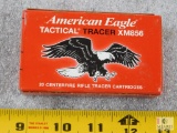 20 Rounds American Eagle 5.56x45mm Tactical Tracer Ammo 64 Grain