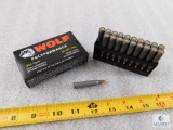 20 Rounds Wolf .223 REM Ammo 55 Grain FMJ