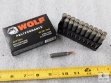 20 Rounds Wolf .223 REM Ammo 55 Grain FMJ