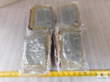 Lot of 4 MRE's by A Pack Ready Meal Beef Ravioli in Meat Sauce Meal