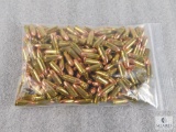 Approximately 200 Rounds 9mm Ammo 115 Grain FMJ - reloads