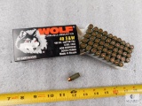 50 Rounds Wolf .40 S&W Ammo 180 Grain Copper FMJ