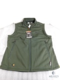 New Beretta men's Static Fleece Vest Green Size XL X-large