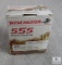 555 rounds Winchester 22 long rifle ammo. 36 grain hollow point copper plated