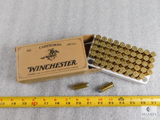 Collector Box Winchester 45 Colt ammo 50 rounds 250 Grain