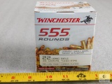 555 rounds Winchester 22 long rifle ammo .36 grain hollow point copper plated