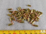 50 rounds 9mm ammo 124 grain FMJ bulk pack