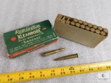 20 rounds 25-35 Winchester ammo 117 grain collector box