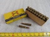 20 rounds collector box 348 Winchester ammo150 Grain