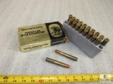 Very rare 20 round box browning 458 Winchester magnum ammo 500 grain