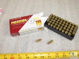 50 rounds of 380 ACP ammo 100 grain FMJ
