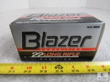 500 rounds Blazer .22 long rifle ammo 40 grain bullet