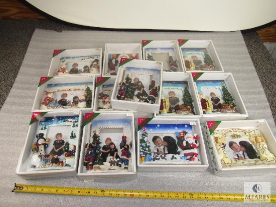 Lot of New Christmas Picture Frames - Porcelain