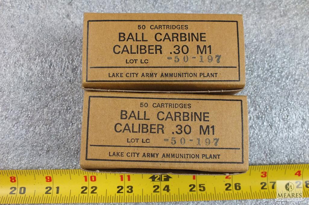 100 rounds 30 Carbine ammo Hard to find Proxibid