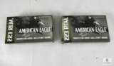 40 Rounds Federal American Eagle .223 REM 55 Grain FMJ Military Grade Ammo