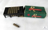 Vintage Remington Box 28 Rounds .32 S&W Long Ammo 98 Grain Lead Bullet