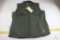 NEW - Beretta Green Static Fleece Vest - Men's Size XL