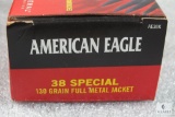 American Eagle .38 special ammunition - 130 grain FMJ
