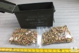 Ammunition box with 400 rounds of 115-grain 9mm ammunition