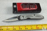 United 3-inch Straight Blade lockback knife