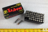 50 rounds of TulAmmo .38 Special 130-grain FMJ ammunition