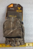 NEW - Hot Shot Fleece Thinsulate-lined hunting gloves - mitten/fingerless