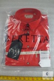NEW - Beretta Long Sleeve Shooting Shirt - Red - Men's Size M