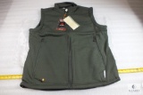 NEW - Beretta Green Static Fleece Vest - Men's Size XL