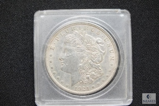 1921 Morgan silver dollar