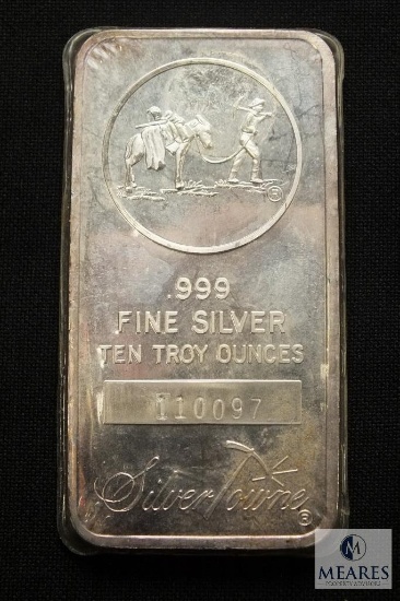 Silver Towne - Ten Troy ounce ingot - .999 fine silver