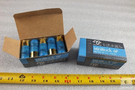 21 MiniBuck Mini Shotgun Shells 12 Gauge 00BK 2-1/4" 6 Pellets