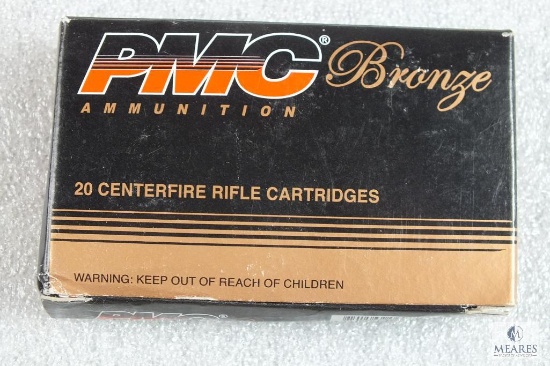 20 Rounds PMC .223 Remington 55 Grain FMJ-BT