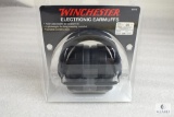New Winchester electronic earmuffs. Great for shooting or sporting events.