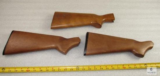 Lot of 3 assorted Wood Stocks for Rifle or Shotgun.