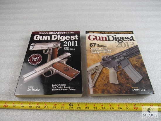Lot of 2 Gun Digest Books 2011 65th Edition & 2013 67th Edition