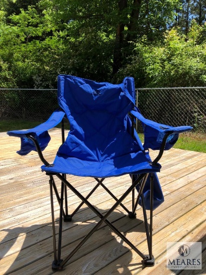 ALPS folding chair with carry bag - built for the big and tall