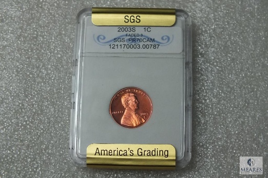 2003-S Lincoln Cent Faded 3