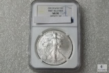 NGC Graded - 2013 American Silver Eagle Dollar, First Releases - MS70