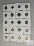 Qty 20 - Roosevelt Dimes, mixed dates 1970's