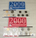 Qty 2 - 2000 Uncirculated Coin Sets - Philadelphia and Denver