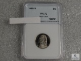 1996-S Jefferson Peace Nickel, Deep Cam