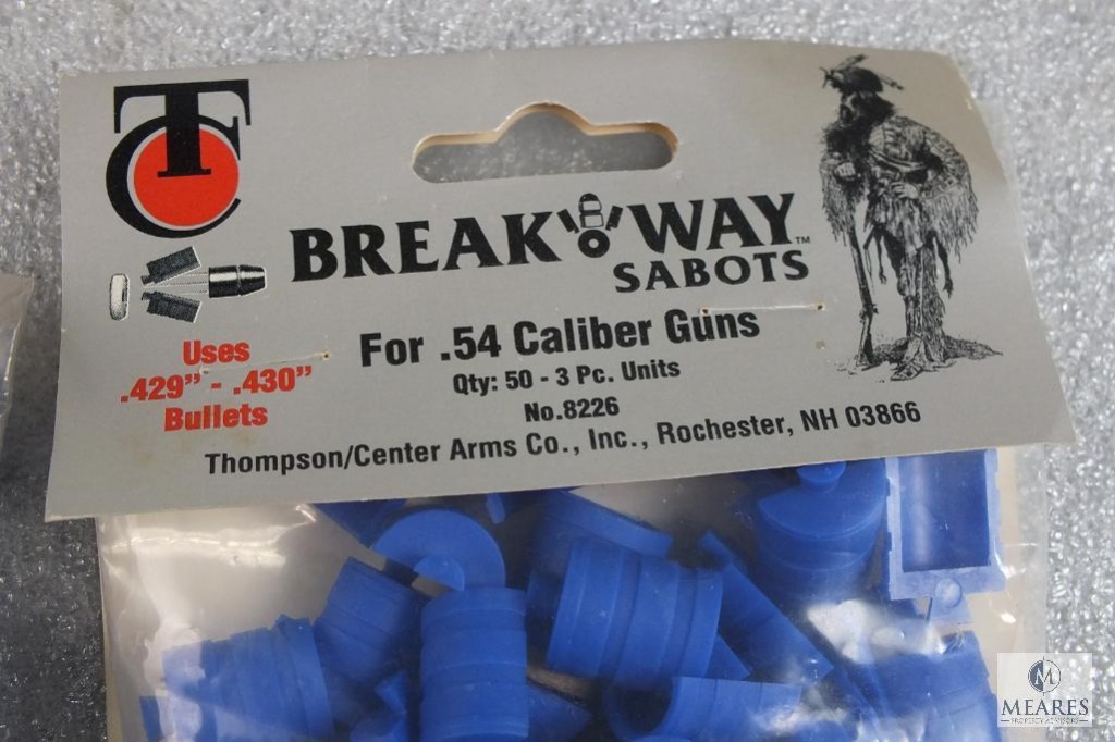 Lot of Breakaway Sabots for .54 Caliber Muzzleloader rifles | Guns &  Military Artifacts Gun Parts | Online Auctions | Proxibid