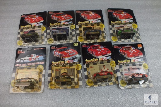 Lot of 8 Diecast Collector Nascar Cars Racing Champions Kenny Wallace, Bobby Hillin, and more