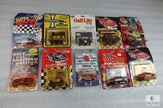 Lot of 8 Diecast Collector Nascar Cars Racing Champions Dale Earnhardt, Terry Labonte, and more
