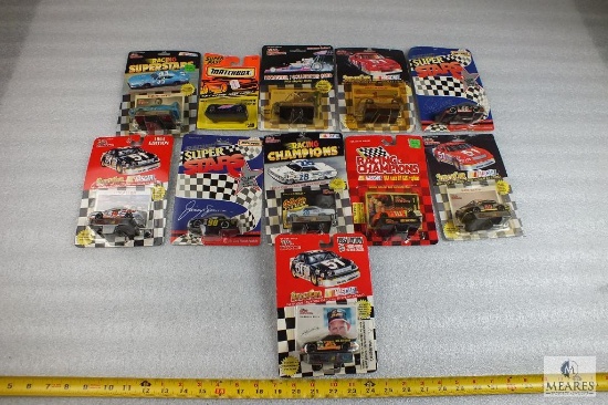Lot of 11 Diecast Collector Nascar Cars Racing Champions Richard Petty, Ricky Rudd, and more